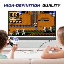 M15 Retro Game Stick, 4K HD-MI Output & Wireless Controller Plug And Play Video Game Console With 20000+ Games For PS1 NES GBA Arcade Games, Arcade Game Console