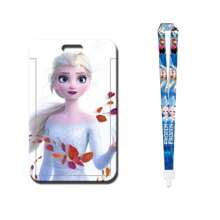 1pc Anime Frozen Princess Series Card Holder For Bus Pass Student ID Campus Card Access Card Badge Lanyard Back To School Student Supplies For Women Wallet Mini Wallet Purse Wallet School Supplies Card Wallet