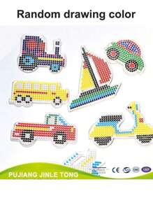 20 قطعة من قالب الخرزة المنصهرة 5مم قالب مسمار خرزة منصهرة بلاستيك نمذجة حيوان شفاف للحرف اليدوية، قالب خرزة جديد مع أوراق ملونة سلسلة المفاتيح وحائط الرقبة، مناسب للأطفال فوق 5 سنوات لصنع لعب وحرف DIY. لون الملحقات عشوائي.