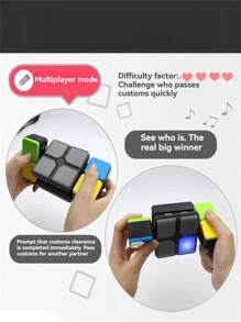 Cubo de Rubik infinito Flip Stereo 3D transformable, juguete educativo electrónico interactivo de puzle musical, gran regalo para Regreso a clases, Graduación, Temporada de Fiestas, para niños/niños/niñas