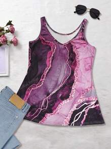 Blusa ligera y elegante de mujer, de estilo casual y versátil para salir, estar en casa, viajar y trabajar, apta para primavera/verano