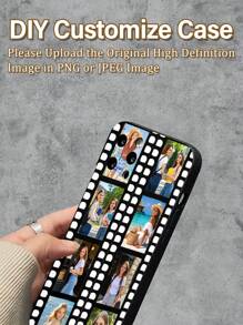 1 Peça Capa de Celular Macia Personalizada com Design de Padrão de Filme Personalizado, Compatível com Apple 15 14 13 12 11 Pro Max, XR, XS Max, 8, 7 Plus, 16, 16 Pro, Recorte Preciso para Câmera