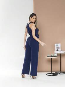 Tailored Overalls M3094 - Navy Blue - View 4