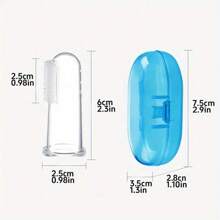 Juego de 5/10 cepillos de dedo para mascotas perros y gatos, eficaces para limpiar el aliento y promover encías saludables, diseño portátil adecuado para el cuidado oral diario de perros y gatos, ideal para uso en el hogar, útil para limpiar rincones