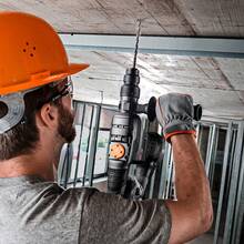 DOVAMAN Rotary Hammer Drill, 4 In 1 Functions, Multi-Material Use, Safety Clutch, 6 Speeds, 4350BPM/900RPM, Vibration Control, Demolition Hammer For Concrete - US A Type Plug(110-127V) - View 10