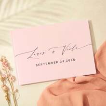 Personalisiertes weißes Hochzeitsgästebuch, rosa Hochzeitsgästebuch, salbeigrünes Gästebuch, individuelles Gästebuch, Verlobungsempfangs-Gästebuch, Hochzeitsjahrestags-Buch, Bridal-Shower-Geschenk, Kunstaktivitäten für Kinder