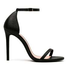 Royalz Snake Paola High Heel Sandal With Black Strap - màu đen - Xem 2