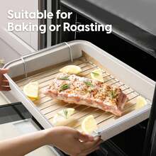 RIOVARM Induction Pots And Pans Set With Lids Nonstick Cookware Set With Granite Coating PFOA-Free Pans With Wood Grain Handle Frying Pan Saucepan Casserole Omelete Pan - Beige - View 3