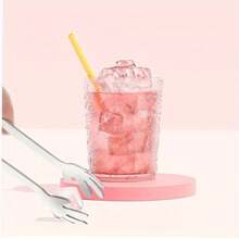 1 Stainless Steel Mini Tongs - Hand-Shaped Design, Multi-Purpose For Ice Cubes, Candies And Barbecues, Edible, No Power Required, Durable And Fun Kitchen Tool, Barbecue Accessory | Whimsical Design | Durable Cookware, Cooking Tongs