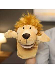 27 厘米/10.62 英寸卡通动物手偶，多种款式可供选择，柔软毛绒讲故事玩具，适合角色扮演、创造性想象力 - 圣诞节和家庭活动的完美礼物（由于面料批量生产，会有一些轻微的颜色差异，实际产品接近宣传图片），木偶，青蛙，猴子毛绒 - 彩色 - 查看 6