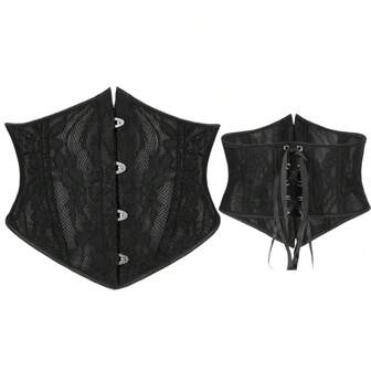 1 件女士束腰带，带骨塑形和支撑的胸衣，适合日常穿着万圣节服装