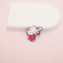 Sanrio 1pc Sanrio Hello Kitty Metal Brooch Pin Cartoon Kitty Cat Brooch For Backpack Clothing Accessories Cute Birthday Party Kawaii Jewelry Decoration