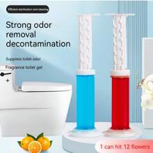 12 Small Flowers Toilet Gel Toilet Deodorant Odor Cleaning Toilet Lingbao Toilet Fragrance Descaling Cleaner