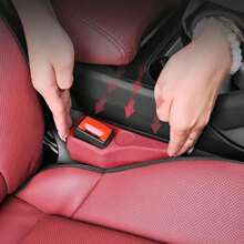 1 Coppia di coperture protettive per la scanalatura della cintura di sicurezza dell'auto, tappi per lo spazio tra il sedile, per impedire la caduta di oggetti, accessori per interni auto