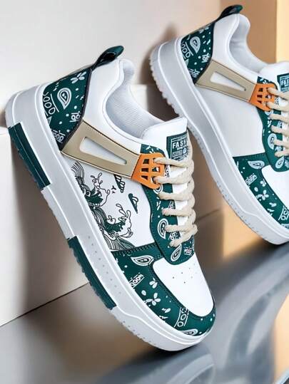 Teniși casual albi cu talpă joasă pentru bărbați, mărimi mari, pantofi plat din piele la modă coreeană, fără slip-on pentru primăvară, vară, toamnă, tot anul, sală de sport în stilul anilor 2000, idei de Ziua Îndrăgostiților