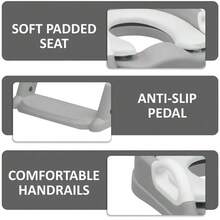 Children Toilet Seat & Ladder Toddler Training Step Up Easy Fold Down For Kids - 1 - View 7