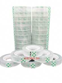 60pcs/4pcs Stationery Tape Transparent Student's Wrong Question Can Stick Words Fine Narrow Tape Sealing High Viscosity Damage Repair Paste Small Transparent Tape Home Office Supplies Sealing Back To School