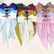 1pc /Multi-Piece Set Large Any Color Silky Soft Satin Ladies' Bow Hair Accessories – Large Bow Clips, Bow Hair Clips, Women's Hair Hoops French Hair Accessories, Hair Clips, Women's Accessories, Hair Accessories