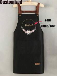 1pc Custom Apron With Text, Personalized Photo Apron, Waterproof Apron, Customized Funny Cooking Kitchen Apron, Customize Logo, Text, Chef Cook Apron, Ideal Gift For Valentine's Day, Father's Day, Mother's Day Birthdays, Anniversaries, Unique Gift For Women, Chef, Mom, Dad, Husband, Girlfriend, Boyfriend, Weddings Gift For Him, Gift For Her,Multi-Functional, Ornamental,Reusable,Exquisite,Stylish,High-Quality,Colorful,Modern,Custom,Personalized,Unique,Customized Household Gloves,Xmas Decoration,For Housewarming - Multicolor - View 12
