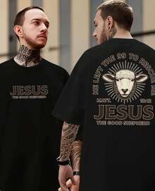 Camiseta Streetwear 99 Ovelhas O Bom Pastor Passagens Bíblicas Matt 18:12 Jesus