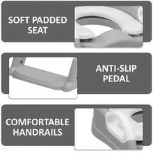 Children Toilet Seat & Ladder Toddler Training Step Up Easy Fold Down For Kids - 1 - View 7