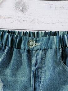 Summer Young Girls Heart Design Casual Pants (Not Denim)