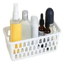 Kit With 06 Multipurpose Laundry Organizer Baskets Black 28x12x6 - 白色 - 查看 2