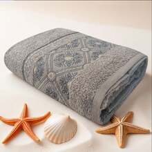 Half Bath Towel, Various Colors, 140x70cm - 400gr Soft And Absorbent - Grey - View 1
