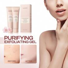QUARXERY Gel Exfoliante Facial Purificante Profundo Nicotinamida - Hidratante, Equilibra Agua-Aceite, Reduce Poros y Limpia Impurezas - Suave para Piel Grasa, Seca y Mixta - Todo Tipo de Pieles