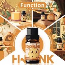 HWLINK 10ml/0.33 Fl Oz Cookie Fragrance Oil, Scented Oil, Premium Cookie Aroma Oil, Suitable For Candle Making, Aromatherapy, Diffuser, Home Care, Humidifier, Gifts, Car Air Freshener - Cookies - View 3
