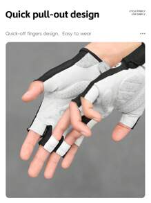 WEST BIKING Mountain Bike Riding Gloves Shock Absorbing Anti-Slip Gloves Half Finger Men's And Women's Bike Breathable Summer Equipment