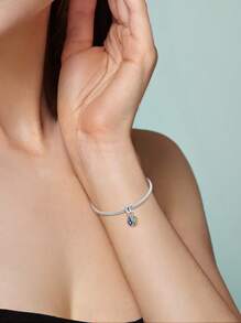 Silberplattiert Dekor Mond Sonne Stern Hufeisen Katze Stern Serie Anhänger Anhänger Kugel geeignet für Armbänder DIY Damen Schmuck