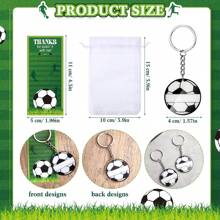 3/9/18/36pcs Soccer Club Acrylic Keychain Pendant Accessory Football Accessory Keychain Pendant Football Party Bag Fillers Thank You Gifts For Sports Enthusiasts Men Bag Gift Souvenir Football Gifts Key Chain Set Shoe Keychain For Men Gift Souvenir Gifts For Men Gift Set
