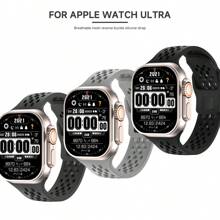 Cinturino in silicone compatibile con da 42mm, 46mm, 45mm, 44mm, 49mm, braccialetto compatibile con cinturino Serie 10, 9, 8, 7, 6, 5, 3, SE, Ultra