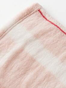 Soft Microfiber Double Blanket Anti-Allergic Plaid - Cờ hồng - Xem 3