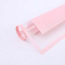 20 piezas Materiales de arreglo floral DIY para floristerías, ramos de flores de papel estilo coreano, materiales especiales para envolver flores, papel impermeable para envolver rosas, 20 piezas por paquete - Rosa claro - Ver 9