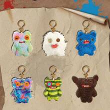 Spin Master Official Authentic Fuggler Key Rings 5 Inch Funny Ugly Monster Soft Plush Keychains Cute Monster Funky Tooth Collectible Toy Weird Stuffed Plush Doll Holiday Birthday Gift