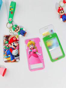 Super Mario Neuer Kartenset, Schlüsselanhänger Zweifunktions-Karte, Studentenessen Karte, Busfahrkarte, Zugangskontrollkarte, Cartoon Schutzhülle, Festdekoration, Festdekorationsmaterial