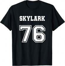 Camiseta estilo jersey Skylark 76 1976, clásico coche de músculo de la vieja escuela - Negro - Ver 1