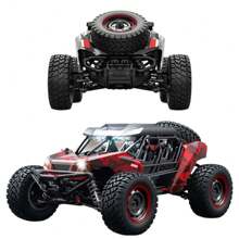 1:16 RTR Voitures RC électriques rapides sans balais pour adultes, Camion RC tout-terrain électrique 4x4 à grande vitesse avec 2 batteries Lipo, vitesse maximale de 42 mph