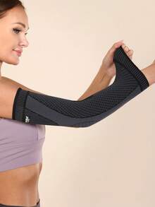 JINGBA SUPPORT 1 Piece Elastic Breathable Unisex Multicolor Elbow Support Sleeve – Compression Brace For Sports & Daily Life For Men Women Gym Accessories - 彩色 - 查看 4