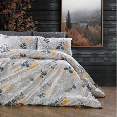 MADE IN TURKEY – Cotton Blend Duvet Cover Set – 70% Cotton 30% Polyester – Single, Double And King Size Options – Includes Duvet Cover, Sheet And Pillowcase – Soft, Breathable & Durable Bedding Set Single Size: 160x220 Cm Duvet Cover, 160x240 Cm Sheet, 1 Pillowcase (50x70 Cm)  Double Size: 180x220 Cm Duvet Cover, 220x240 Cm Sheet, 2 Pillowcases (50x70 Cm)  King Size (Battal): 200x220 Cm Duvet Cover, 220x240 Cm Sheet, 2 Pillowcases (50x70 Cm)