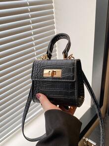 CHICWIND 小众设计高品质单肩包/斜挎包/手提包，女士方形手提包，2025年新款 - 彩色 - 查看 1