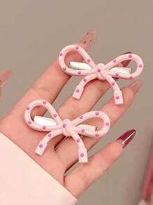 4pcs/2pcs Cute Bow Design Women Hair Clips Set, Fashionable Bangs & Hair Accessory With Hollow Out Detail, Hair Accessories Hair Tools, Beauty Accessories, Curly Hair Accessories Hair, Hair Accessory, Hair Accessories,Accessories, Hair Accessories Fall,Travel, Hair Tools,Accessories Women, Hair Stuff,Fall,Hair,Hair Accessories,Accessories,Hair Accessories Travel,Hair Accessories,Accessories Women,Hair Accessory,Hair Accessories Women,Hair Tools,Hair Stuff,Stuff,Beauty Accessories,Gifts,Travel,Gifts For Women,Hair Stuff,Stocking Stuffers