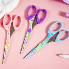 Sanrio 1pc Sanrio Cartoon Cute Scissors, Cartoon Printed Home Office Scissors, Multiple Style Options, Office, DIY Handmade, Good Helper For Home Use
