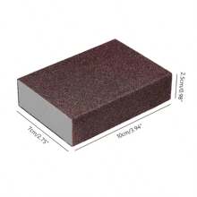 5/10pcs Diamond Emery Sponge Scrubber, Kitchen Cleaning Tools, Pot Pan Rust Remover Abrasive Sponge Blocks