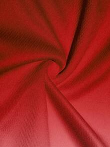 Men's Turtle Print Lined Casual Beach Shorts - Red - View 3