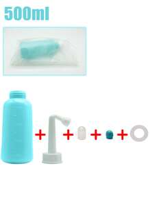 1 Peça Limpeza Portátil, Limpador Manual de 350ml/500ml para Higiene Feminina