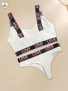 1 set di reggiseno e slip di alta qualità, alla moda, in stile europeo e americano per signore
