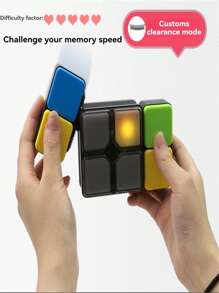 Cubo de Rubik infinito Flip Stereo 3D transformable, juguete educativo electrónico interactivo de puzle musical, gran regalo para Regreso a clases, Graduación, Temporada de Fiestas, para niños/niños/niñas